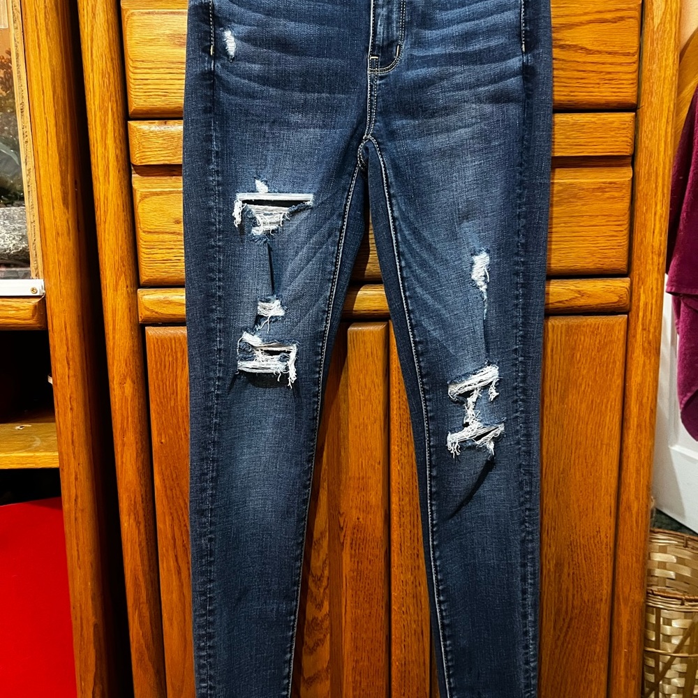 American Eagle ripped jeans